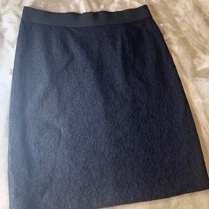 Black lace skirt